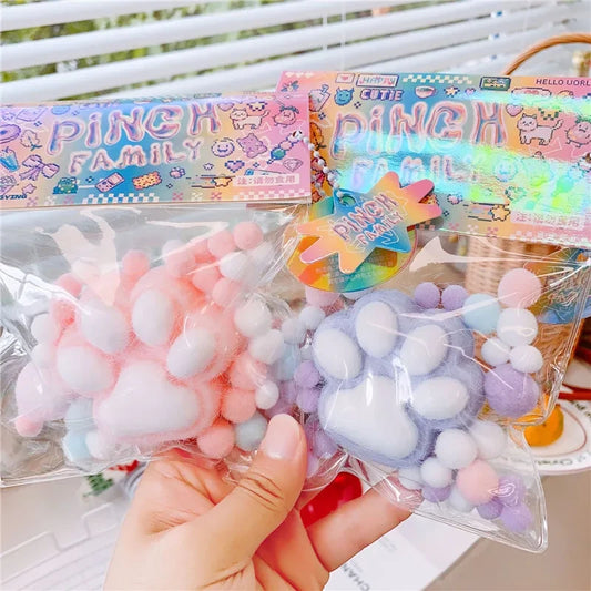 Kawaii Silicone Cat Paw Fidget Toy